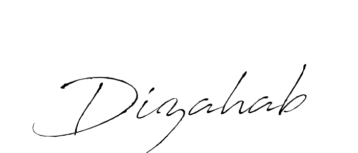 Design your own signature with our free online signature maker. With this signature software, you can create a handwritten (Antro_Vectra) signature for name Dizahab. Dizahab signature style 6 images and pictures png