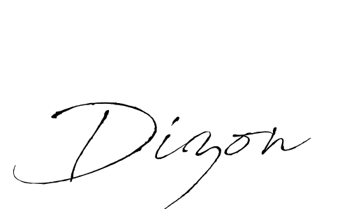 How to make Dizon name signature. Use Antro_Vectra style for creating short signs online. This is the latest handwritten sign. Dizon signature style 6 images and pictures png