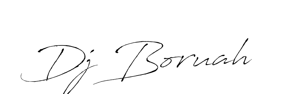 Also we have Dj Boruah name is the best signature style. Create professional handwritten signature collection using Antro_Vectra autograph style. Dj Boruah signature style 6 images and pictures png
