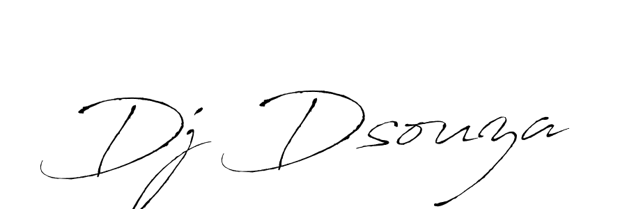 How to make Dj Dsouza signature? Antro_Vectra is a professional autograph style. Create handwritten signature for Dj Dsouza name. Dj Dsouza signature style 6 images and pictures png