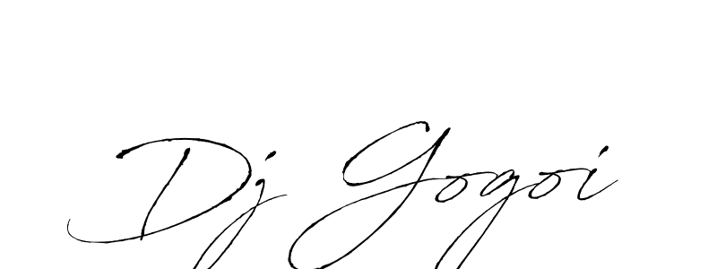 It looks lik you need a new signature style for name Dj Gogoi. Design unique handwritten (Antro_Vectra) signature with our free signature maker in just a few clicks. Dj Gogoi signature style 6 images and pictures png