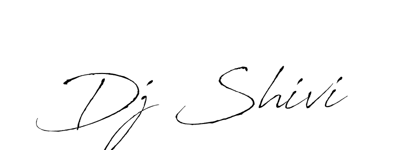 Use a signature maker to create a handwritten signature online. With this signature software, you can design (Antro_Vectra) your own signature for name Dj Shivi. Dj Shivi signature style 6 images and pictures png