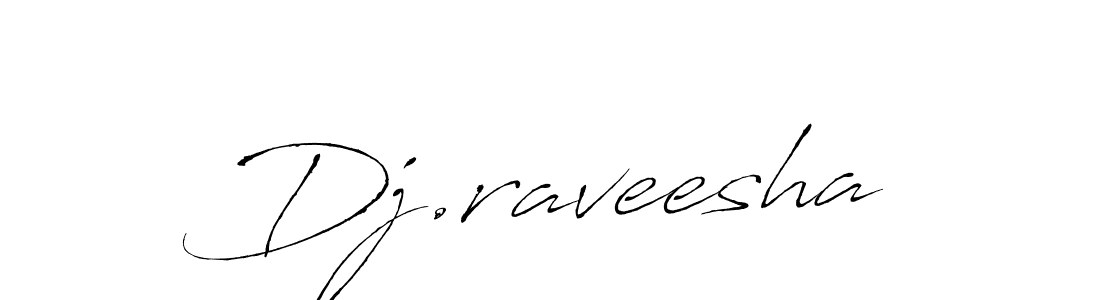 Design your own signature with our free online signature maker. With this signature software, you can create a handwritten (Antro_Vectra) signature for name Dj.raveesha. Dj.raveesha signature style 6 images and pictures png