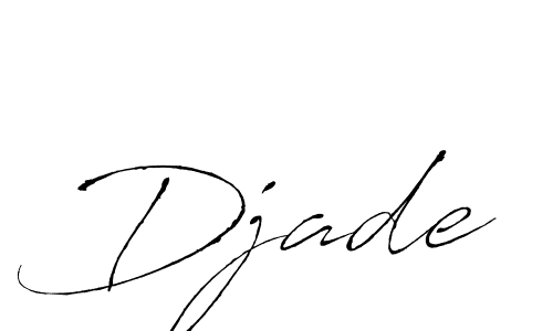 You should practise on your own different ways (Antro_Vectra) to write your name (Djade) in signature. don't let someone else do it for you. Djade signature style 6 images and pictures png