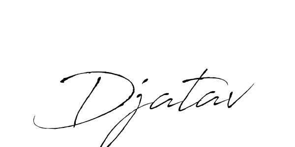Create a beautiful signature design for name Djatav. With this signature (Antro_Vectra) fonts, you can make a handwritten signature for free. Djatav signature style 6 images and pictures png