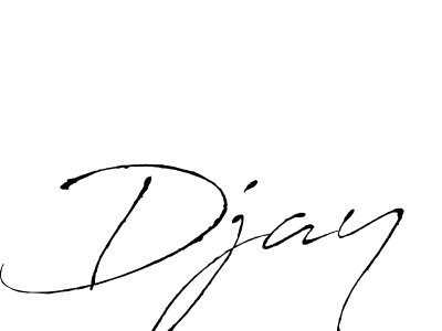 Design your own signature with our free online signature maker. With this signature software, you can create a handwritten (Antro_Vectra) signature for name Djay. Djay signature style 6 images and pictures png