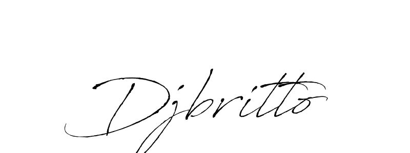 How to make Djbritto name signature. Use Antro_Vectra style for creating short signs online. This is the latest handwritten sign. Djbritto signature style 6 images and pictures png