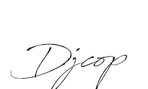 Design your own signature with our free online signature maker. With this signature software, you can create a handwritten (Antro_Vectra) signature for name Djcop. Djcop signature style 6 images and pictures png