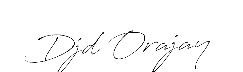 Create a beautiful signature design for name Djd Orajay. With this signature (Antro_Vectra) fonts, you can make a handwritten signature for free. Djd Orajay signature style 6 images and pictures png