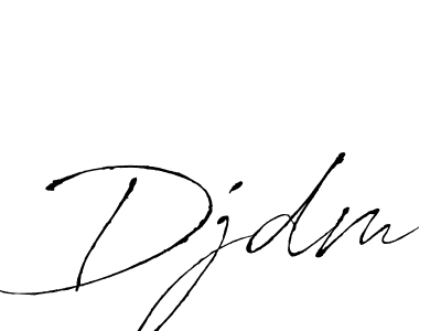 Design your own signature with our free online signature maker. With this signature software, you can create a handwritten (Antro_Vectra) signature for name Djdm. Djdm signature style 6 images and pictures png