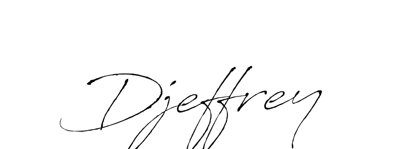 Create a beautiful signature design for name Djeffrey. With this signature (Antro_Vectra) fonts, you can make a handwritten signature for free. Djeffrey signature style 6 images and pictures png