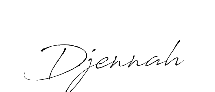 You should practise on your own different ways (Antro_Vectra) to write your name (Djennah) in signature. don't let someone else do it for you. Djennah signature style 6 images and pictures png
