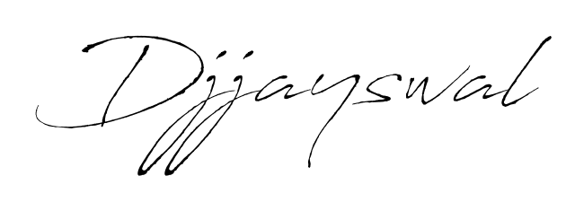 Practice writing Djjayswal with the flow of Antro_Vectra lettering. A fantastic source of inspiration for developing your personal signature style. Djjayswal signature style 6 images and pictures png