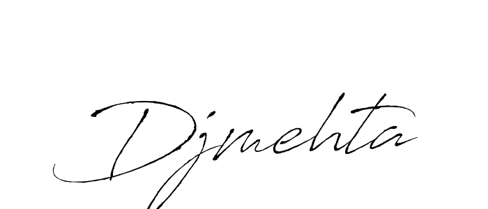 Use a signature maker to create a handwritten signature online. With this signature software, you can design (Antro_Vectra) your own signature for name Djmehta. Djmehta signature style 6 images and pictures png