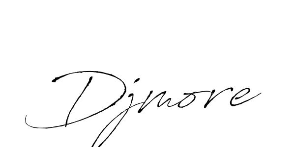 Create a beautiful signature design for name Djmore. With this signature (Antro_Vectra) fonts, you can make a handwritten signature for free. Djmore signature style 6 images and pictures png