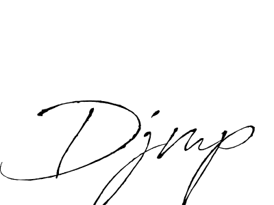 Use a signature maker to create a handwritten signature online. With this signature software, you can design (Antro_Vectra) your own signature for name Djmp. Djmp signature style 6 images and pictures png