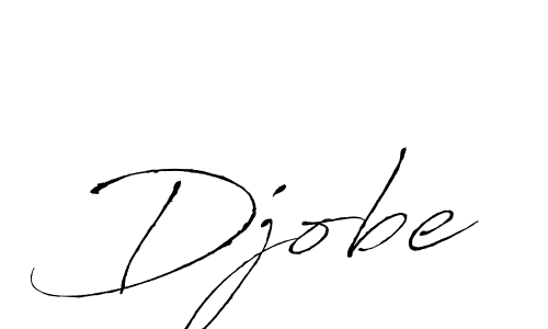 Create a beautiful signature design for name Djobe. With this signature (Antro_Vectra) fonts, you can make a handwritten signature for free. Djobe signature style 6 images and pictures png