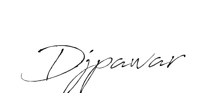 Use a signature maker to create a handwritten signature online. With this signature software, you can design (Antro_Vectra) your own signature for name Djpawar. Djpawar signature style 6 images and pictures png