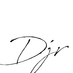 The best way (Antro_Vectra) to make a short signature is to pick only two or three words in your name. The name Djr include a total of six letters. For converting this name. Djr signature style 6 images and pictures png