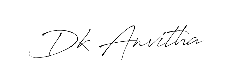 Also we have Dk Anvitha name is the best signature style. Create professional handwritten signature collection using Antro_Vectra autograph style. Dk Anvitha signature style 6 images and pictures png