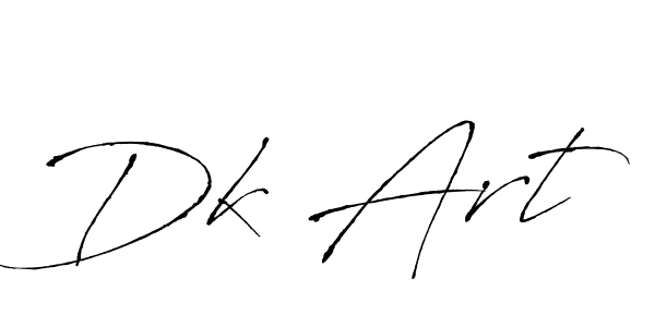 Antro_Vectra is a professional signature style that is perfect for those who want to add a touch of class to their signature. It is also a great choice for those who want to make their signature more unique. Get Dk Art name to fancy signature for free. Dk Art signature style 6 images and pictures png