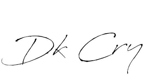 The best way (Antro_Vectra) to make a short signature is to pick only two or three words in your name. The name Dk Cry include a total of six letters. For converting this name. Dk Cry signature style 6 images and pictures png