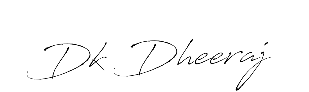 Dk Dheeraj stylish signature style. Best Handwritten Sign (Antro_Vectra) for my name. Handwritten Signature Collection Ideas for my name Dk Dheeraj. Dk Dheeraj signature style 6 images and pictures png