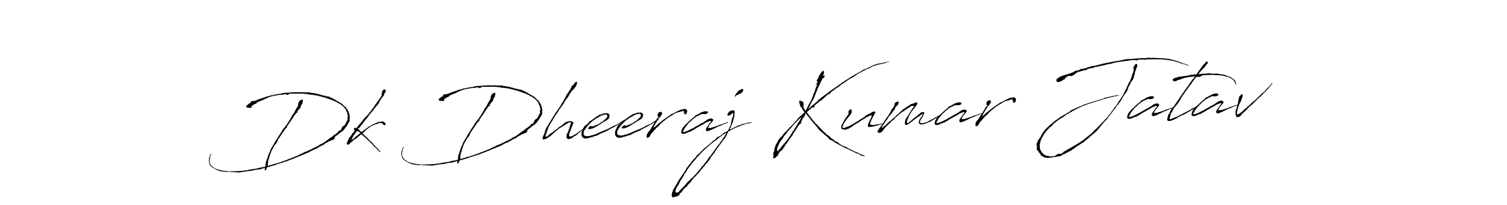 The best way (Antro_Vectra) to make a short signature is to pick only two or three words in your name. The name Dk Dheeraj Kumar Jatav include a total of six letters. For converting this name. Dk Dheeraj Kumar Jatav signature style 6 images and pictures png