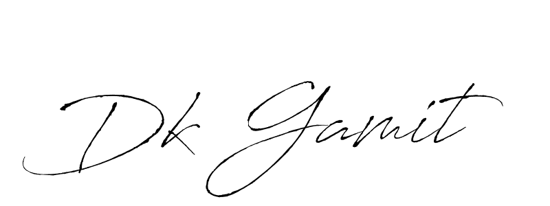 Similarly Antro_Vectra is the best handwritten signature design. Signature creator online .You can use it as an online autograph creator for name Dk Gamit. Dk Gamit signature style 6 images and pictures png