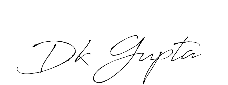 How to make Dk Gupta signature? Antro_Vectra is a professional autograph style. Create handwritten signature for Dk Gupta name. Dk Gupta signature style 6 images and pictures png