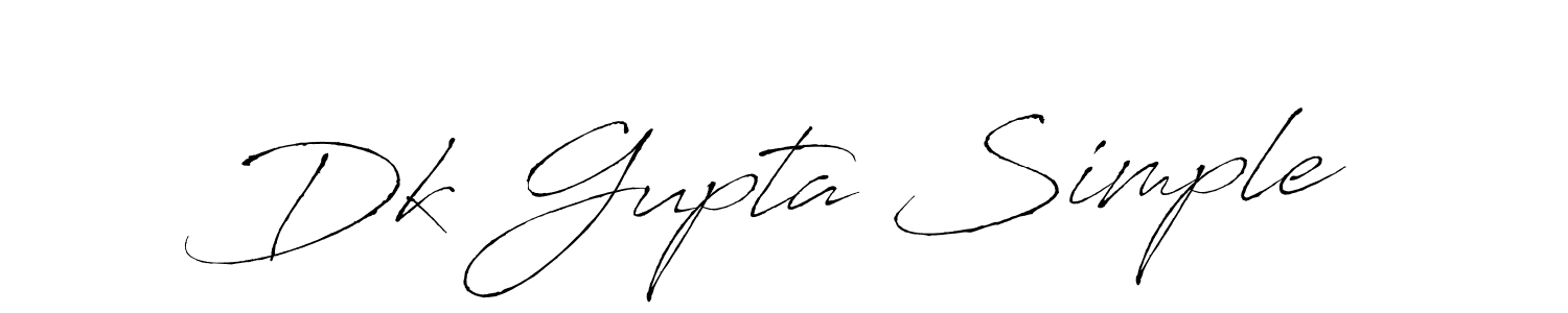 Dk Gupta Simple stylish signature style. Best Handwritten Sign (Antro_Vectra) for my name. Handwritten Signature Collection Ideas for my name Dk Gupta Simple. Dk Gupta Simple signature style 6 images and pictures png