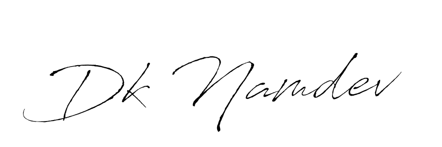 Also we have Dk Namdev name is the best signature style. Create professional handwritten signature collection using Antro_Vectra autograph style. Dk Namdev signature style 6 images and pictures png