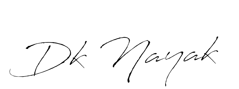 Dk Nayak stylish signature style. Best Handwritten Sign (Antro_Vectra) for my name. Handwritten Signature Collection Ideas for my name Dk Nayak. Dk Nayak signature style 6 images and pictures png