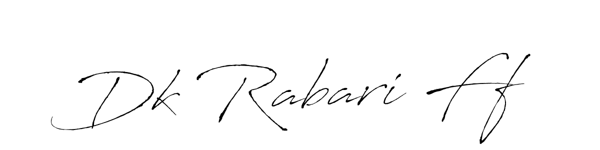 It looks lik you need a new signature style for name Dk Rabari Ff. Design unique handwritten (Antro_Vectra) signature with our free signature maker in just a few clicks. Dk Rabari Ff signature style 6 images and pictures png