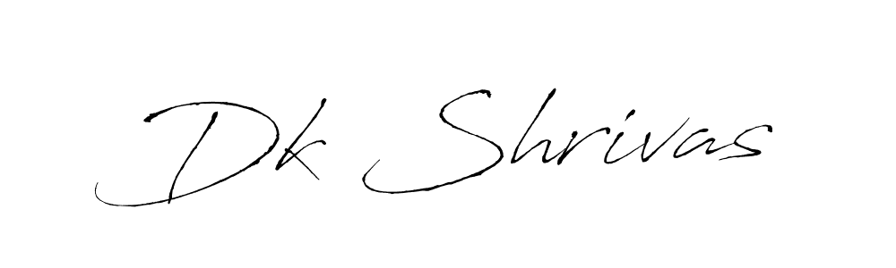 Also we have Dk Shrivas name is the best signature style. Create professional handwritten signature collection using Antro_Vectra autograph style. Dk Shrivas signature style 6 images and pictures png