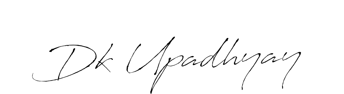 You should practise on your own different ways (Antro_Vectra) to write your name (Dk Upadhyay) in signature. don't let someone else do it for you. Dk Upadhyay signature style 6 images and pictures png