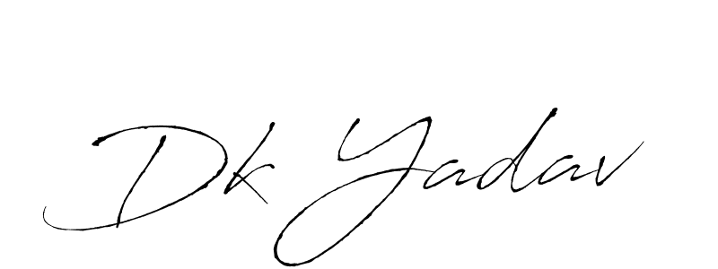 The best way (Antro_Vectra) to make a short signature is to pick only two or three words in your name. The name Dk Yadav include a total of six letters. For converting this name. Dk Yadav signature style 6 images and pictures png