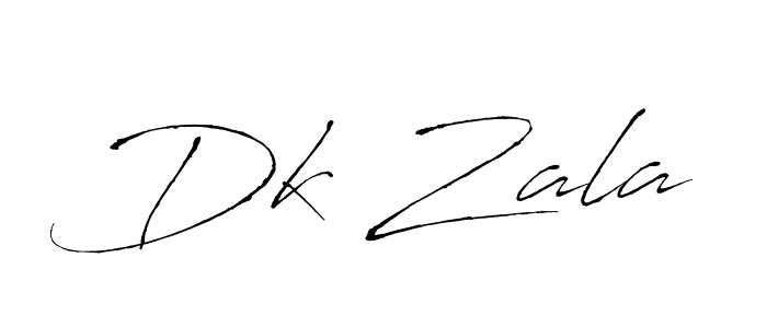 It looks lik you need a new signature style for name Dk Zala. Design unique handwritten (Antro_Vectra) signature with our free signature maker in just a few clicks. Dk Zala signature style 6 images and pictures png