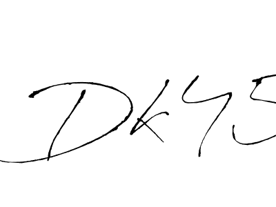 if you are searching for the best signature style for your name Dk45. so please give up your signature search. here we have designed multiple signature styles  using Antro_Vectra. Dk45 signature style 6 images and pictures png