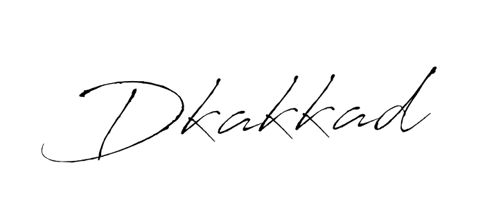 Make a beautiful signature design for name Dkakkad. With this signature (Antro_Vectra) style, you can create a handwritten signature for free. Dkakkad signature style 6 images and pictures png