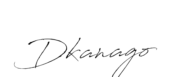 Create a beautiful signature design for name Dkanago. With this signature (Antro_Vectra) fonts, you can make a handwritten signature for free. Dkanago signature style 6 images and pictures png