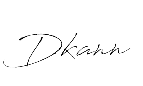 You should practise on your own different ways (Antro_Vectra) to write your name (Dkann) in signature. don't let someone else do it for you. Dkann signature style 6 images and pictures png