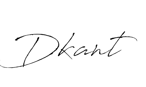 Also we have Dkant name is the best signature style. Create professional handwritten signature collection using Antro_Vectra autograph style. Dkant signature style 6 images and pictures png