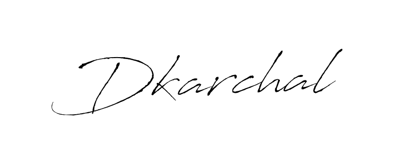Use a signature maker to create a handwritten signature online. With this signature software, you can design (Antro_Vectra) your own signature for name Dkarchal. Dkarchal signature style 6 images and pictures png