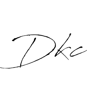 if you are searching for the best signature style for your name Dkc. so please give up your signature search. here we have designed multiple signature styles  using Antro_Vectra. Dkc signature style 6 images and pictures png