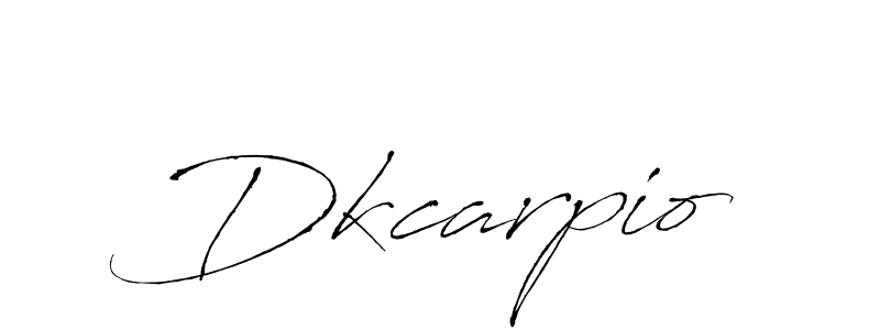 Similarly Antro_Vectra is the best handwritten signature design. Signature creator online .You can use it as an online autograph creator for name Dkcarpio. Dkcarpio signature style 6 images and pictures png