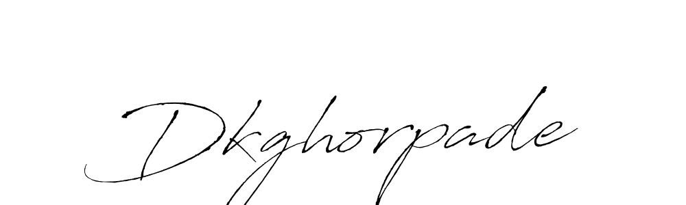 Antro_Vectra is a professional signature style that is perfect for those who want to add a touch of class to their signature. It is also a great choice for those who want to make their signature more unique. Get Dkghorpade name to fancy signature for free. Dkghorpade signature style 6 images and pictures png