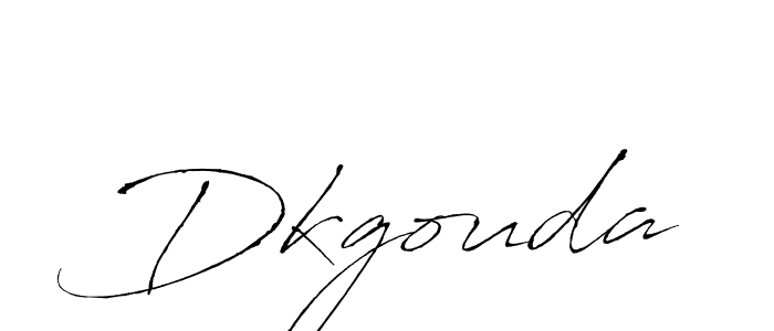 Make a beautiful signature design for name Dkgouda. With this signature (Antro_Vectra) style, you can create a handwritten signature for free. Dkgouda signature style 6 images and pictures png