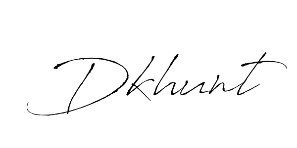 Also we have Dkhunt name is the best signature style. Create professional handwritten signature collection using Antro_Vectra autograph style. Dkhunt signature style 6 images and pictures png