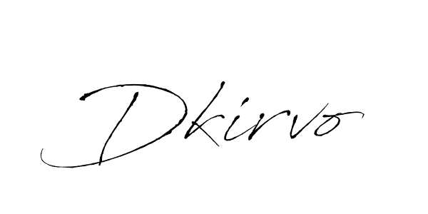 Create a beautiful signature design for name Dkirvo. With this signature (Antro_Vectra) fonts, you can make a handwritten signature for free. Dkirvo signature style 6 images and pictures png